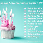 Aniversariantes do Dia 17/11/2017
