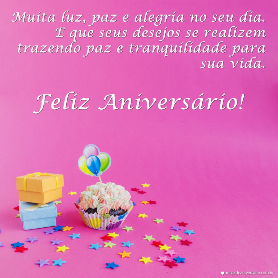 Alegria No Seu Dia - Mensagens de Aniversário